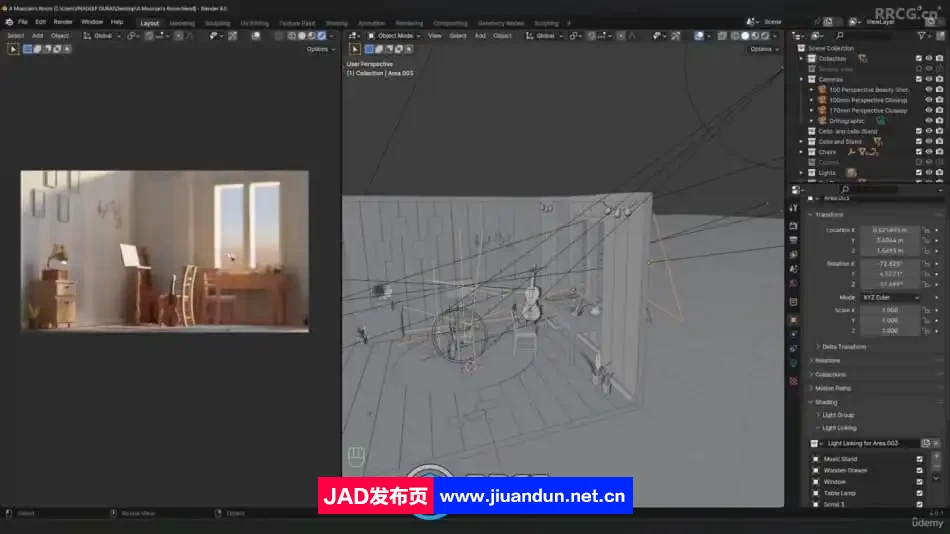 Blender等距视图场景制作大师级训练视频教程 3D 第12张