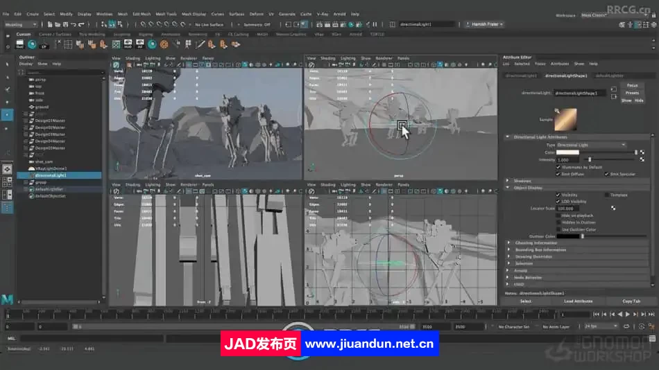 机甲战争概念艺术场景插画从3D到2D绘制流程视频教程 CG 第6张
