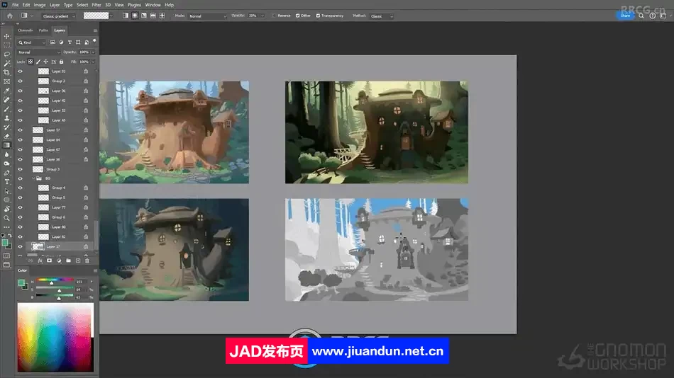 动画背景从脚本到绘画完整工作流程视频教程 CG 第8张