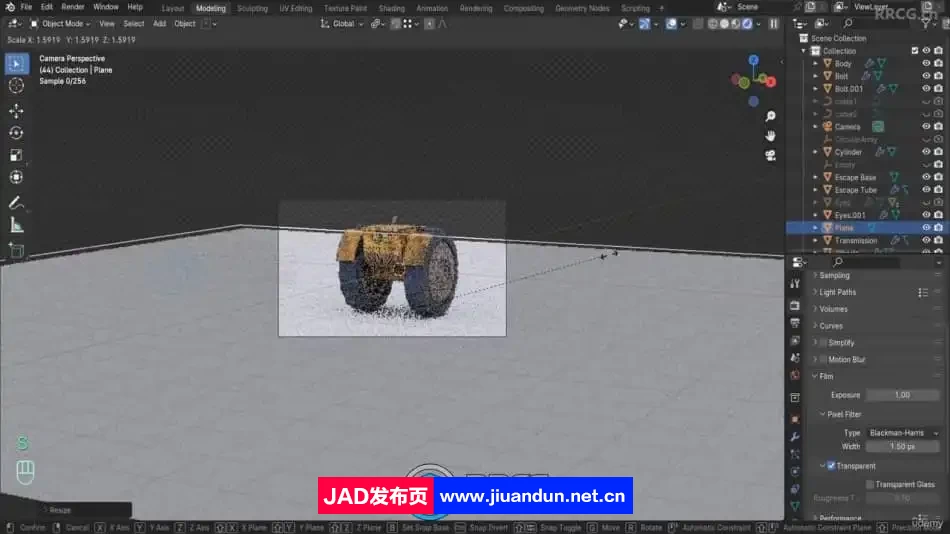 Blender逼真机器人模型完整制作流程视频教程 3D 第11张