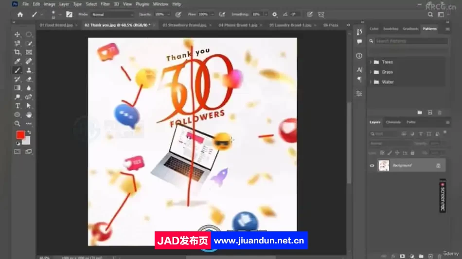 Photoshop CC社交媒体横幅广告设计视频教程 Premiere CC 第9张