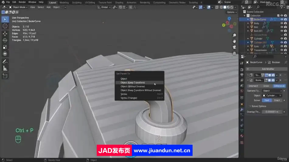 Blender逼真机器人模型完整制作流程视频教程 3D 第6张