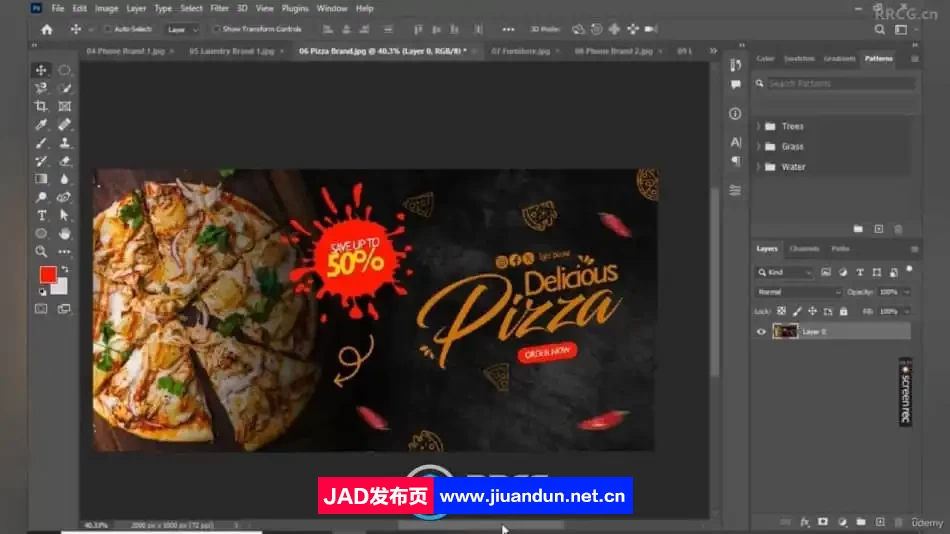 Photoshop CC社交媒体横幅广告设计视频教程 Premiere CC 第4张