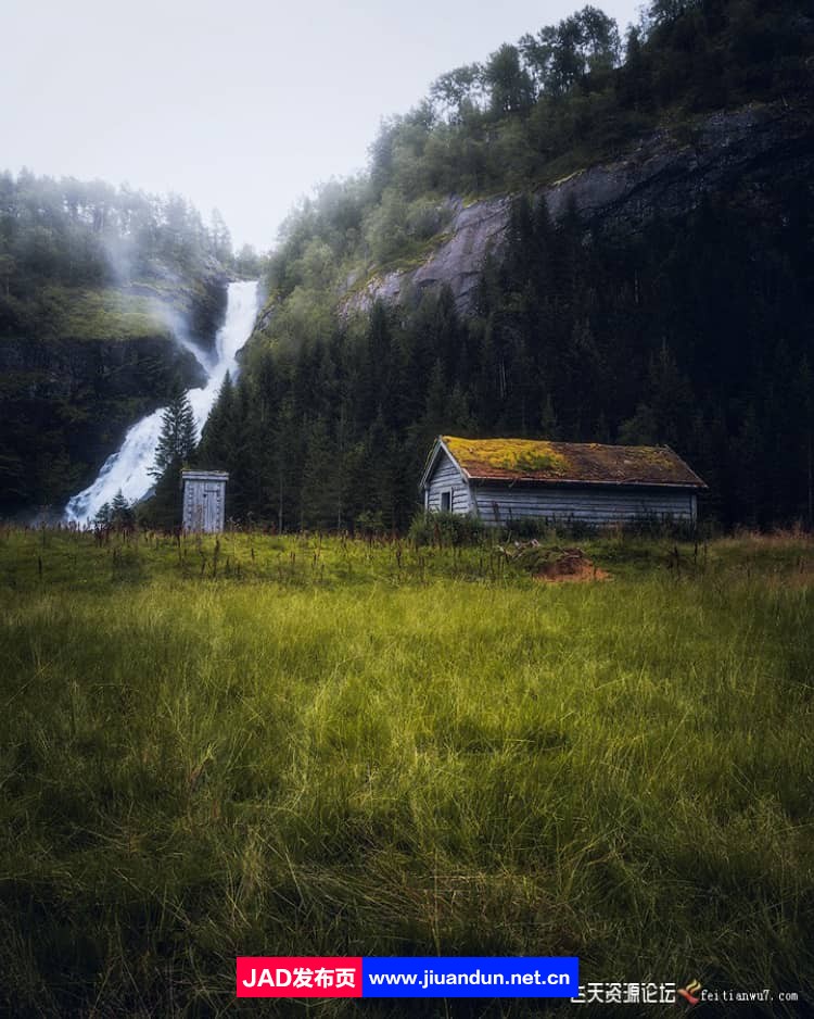 风光摄影师Fredrik Stromme山间小屋风光摄影后期教程-中英字幕 摄影 第1张