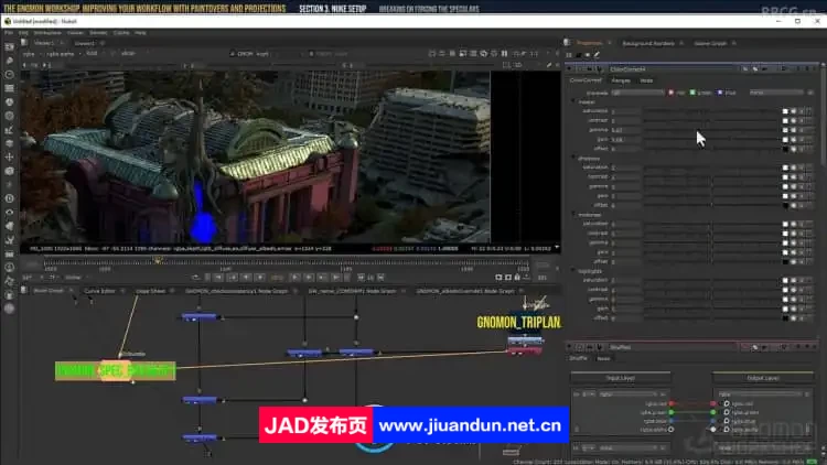 Nuke影视级上色投影工作流程核心技术视频教程 CG 第7张