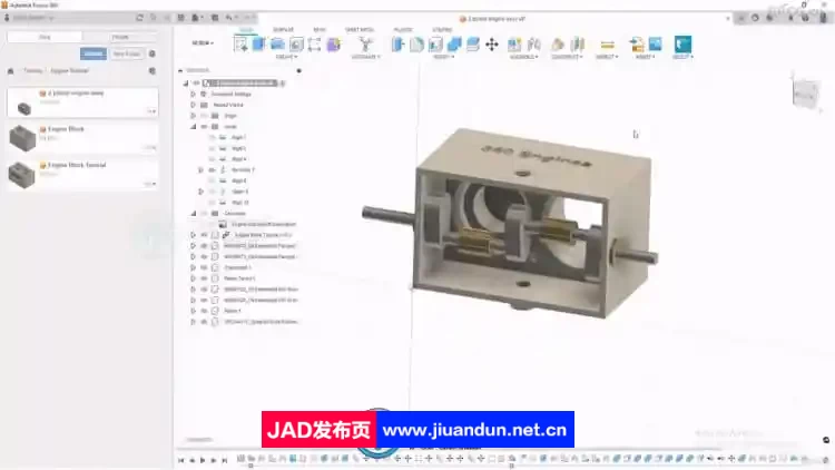 Autodesk Fusion360 CAD设计从入门到精通视频教程 CAD 第3张