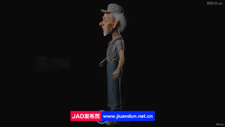 Blender超逼真老人角色雕刻建模完整制作流程视频教程 3D 第5张