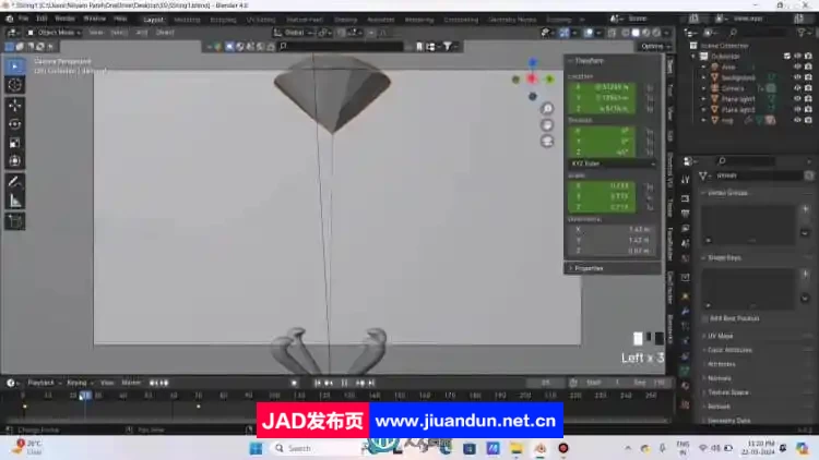Blender钻戒动画实例制作训练视频教程 3D 第5张
