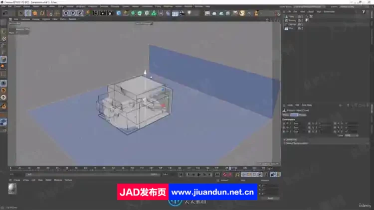 Cinema 4D房间动画动态图形实例制作视频教程 C4D 第5张