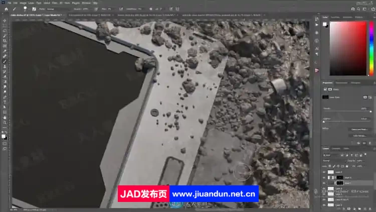 Blender沙石对讲机建模与合成制作视频教程 3D 第2张