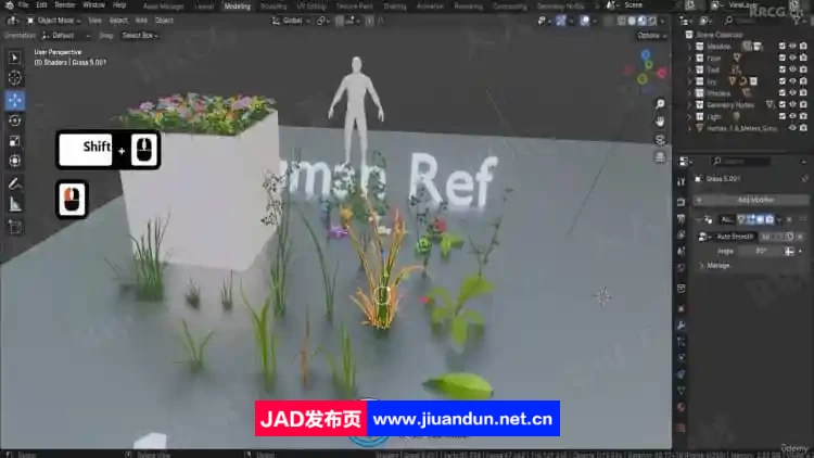 Blender 4几何节点风格化三维环境场景制作流程视频教程 3D 第6张