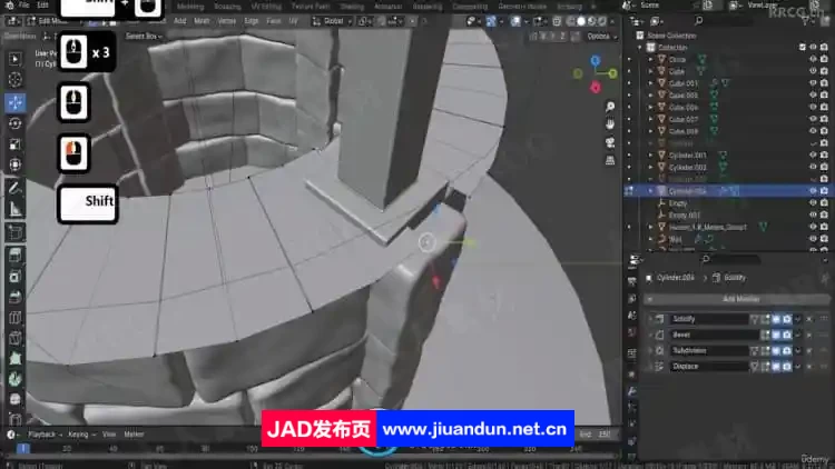 Blender 4几何节点风格化三维环境场景制作流程视频教程 3D 第7张