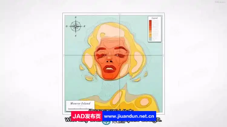 【中文字幕】纸张纸层三维立体艺术肖像画制作流程视频教程 CG 第8张