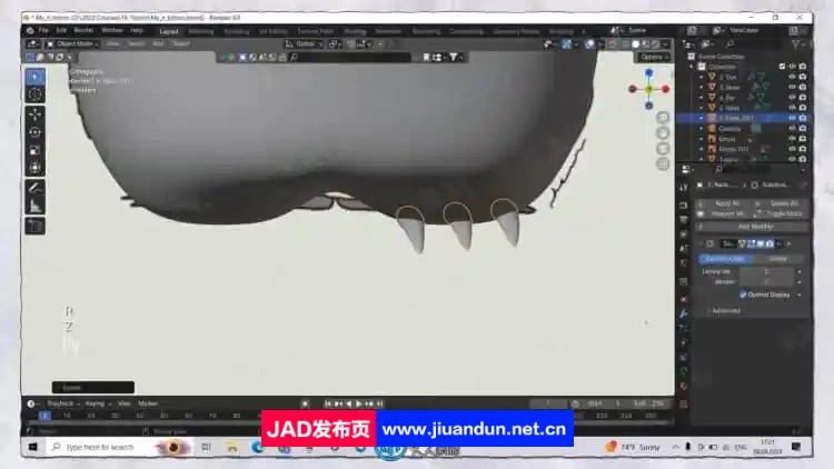 Blender 4吉卜力龙猫动漫角色制作流程视频教程 3D 第10张