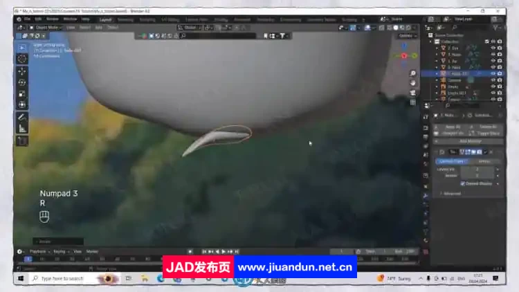 Blender 4吉卜力龙猫动漫角色制作流程视频教程 3D 第11张
