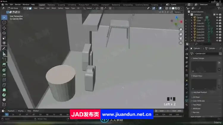 Blender赛博朋克主题房间建模制作视频教程 3D 第8张