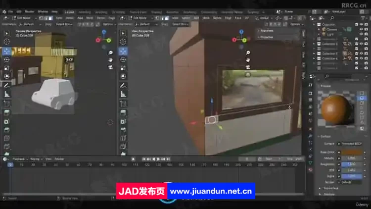 Blender低多边形小汽车建模动画制作视频教程 3D 第7张