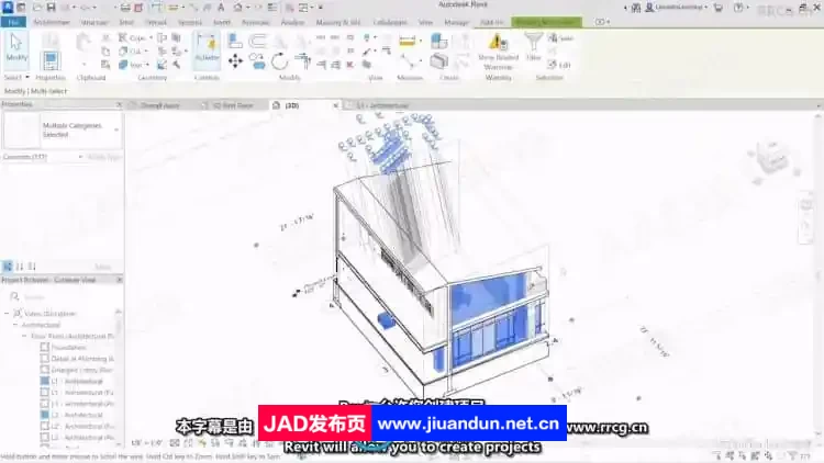 【中文字幕】Revit 2025建筑设计全面核心技术训练视频教程 CG 第4张