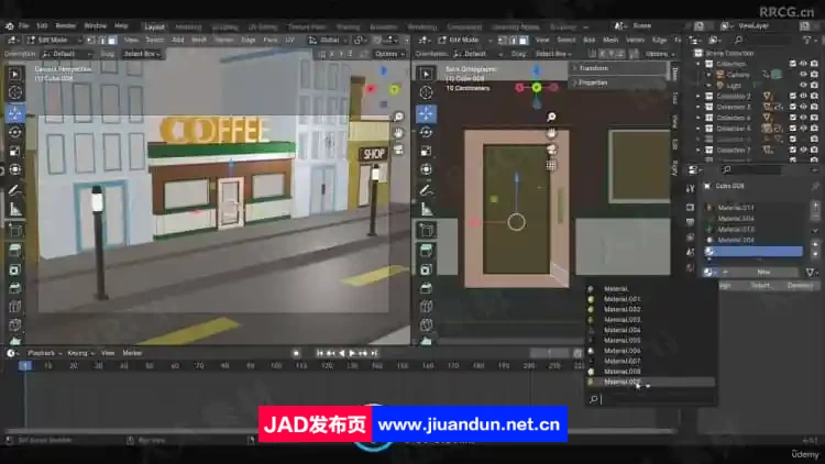 Blender低多边形小汽车建模动画制作视频教程 3D 第8张