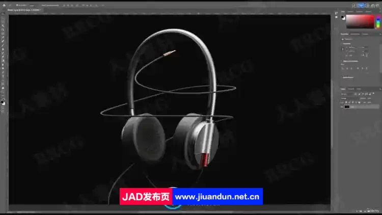 Blender逼真耳机实例制作流程视频教程 3D 第14张