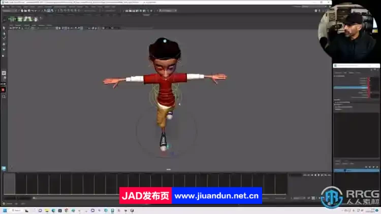 【中文字幕】Maya行走循环动画实例制作视频教程 3D 第4张
