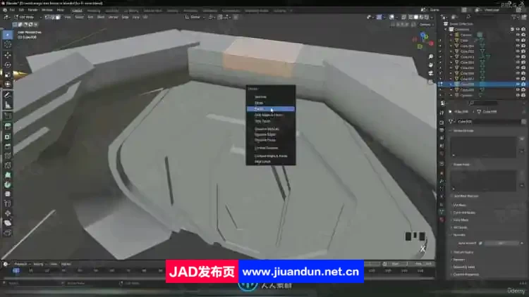 Blender未来科幻房间环境场景制作视频教程 3D 第4张