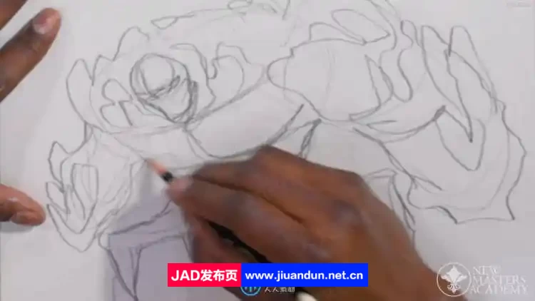 超级英雄漫画传统手绘绘画视频教程 CG 第6张