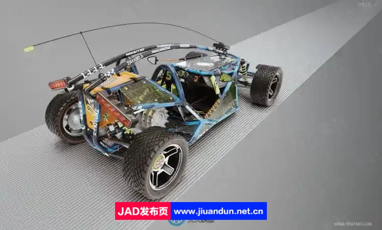 3DCoat超酷车辆概念设计雕刻建模技术视频教程 3D 第14张