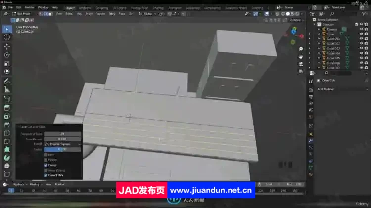 Blender卧室房间室内多功能空间设计视频教程 3D 第6张