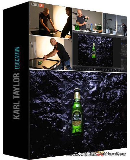 卡尔·泰勒Karl Taylor啤酒瓶广告产品布光摄影教程-中英字幕 摄影 第1张