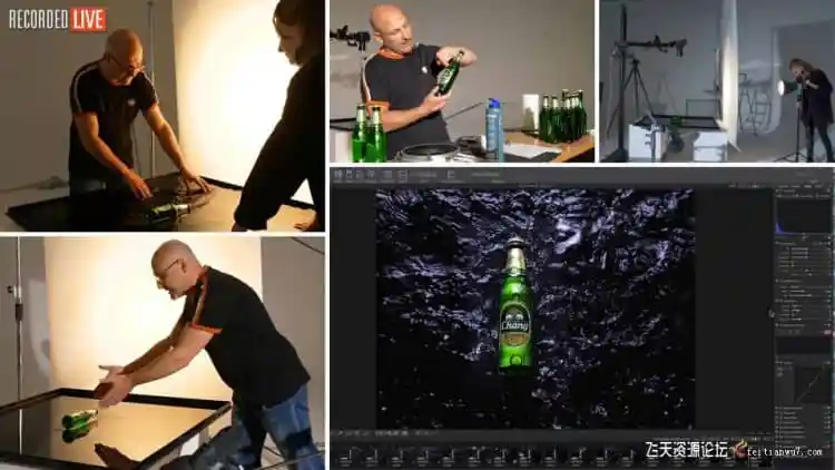卡尔·泰勒Karl Taylor啤酒瓶广告产品布光摄影教程-中英字幕 摄影 第2张